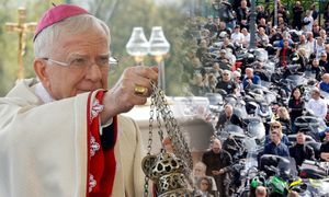 Aborcja i spór o krzyż. Mocne kazanie abp. Jędraszewskiego do motocyklistów
