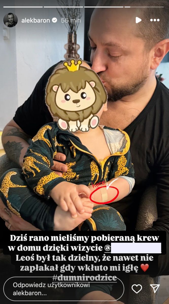 Baron jest dumny ze swojego syna 