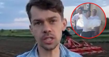 Rozsypał je pod biurem Sasina. Nie wszystkim to się spodobało