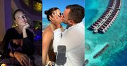 Klaudia Halejcio i Oskar Wojciechowski obściskują się na Malediwach. Wypoczywają w ultradrogim hotelu...