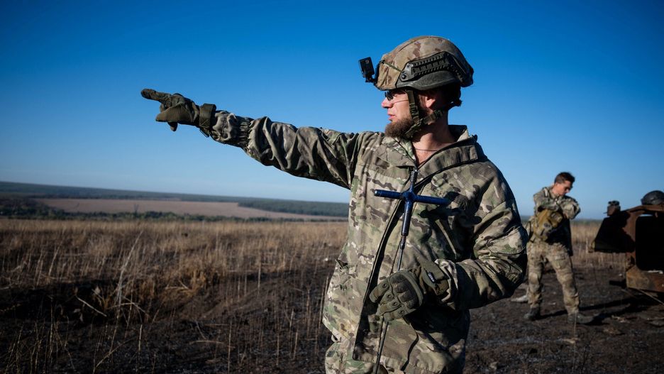Temporary
DONETSK OBLAST, UKRAINE - OCTOBER 1: Volunteers with a Platsdarm team search a field for any human remains in Dolyna, Donetsk Region, Ukraine on October 1, 2024. Volunteers working with the Ukrainian armed forces collect corpses that have been abandoned or hastily buried. Since March 2022, almost 1,500 bodies, including 683 Russian soldiers, as well as Ukrainian service members and civilians, have been returned to their families. Maciek Musialek / Anadolu/ABACAPRESS.COM
AA/ABACA