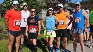 Końskie: 400. maraton Wojciecha Paska. Ze 120 biegaczami i piechurami wyruszył na 21. Cross Maraton "Przez Piekło do Nieba". Zobacz zdjęcia ze startu.
