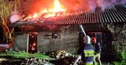 Ogień pojawił się nad ranem. Pożar budynku gospodarczego w Wiśniowie