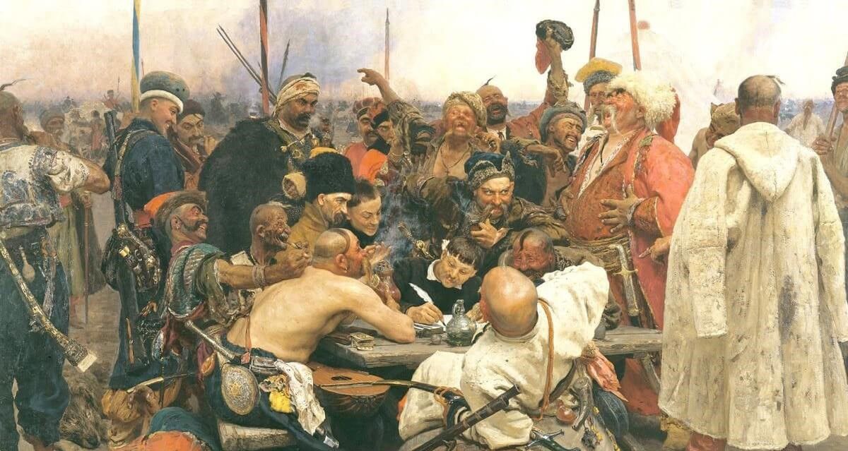 Obraz "Kozacy piszą list do sułtana"
