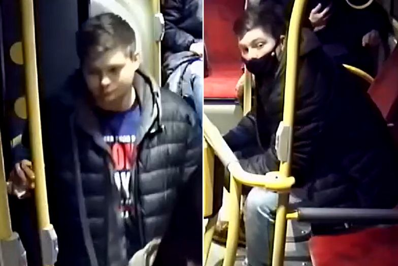 Warszawa. Policja poszukuje chłopaka z autobusu