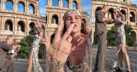 Mateusz Świerczyński OŚWIADCZYŁ SIĘ Karolinie Gilon w Rzymie! "Powiedziałam TAK" (FOTO)
