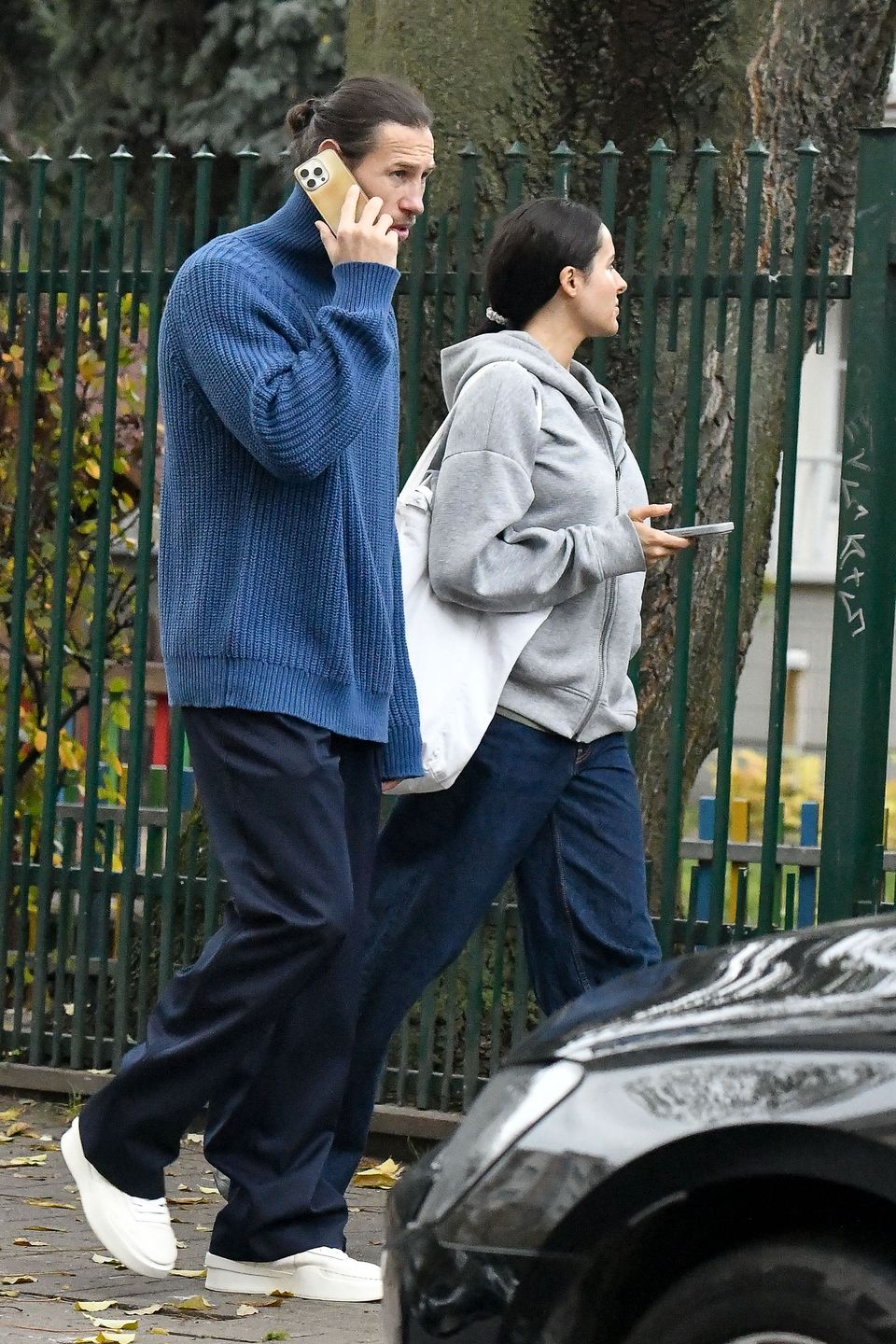 Grzegorz Krychowiak i Celia Jaunat
