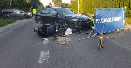 18-letni kierowca bmw wymusił pierwszeństwo. Zginął mężczyzna
