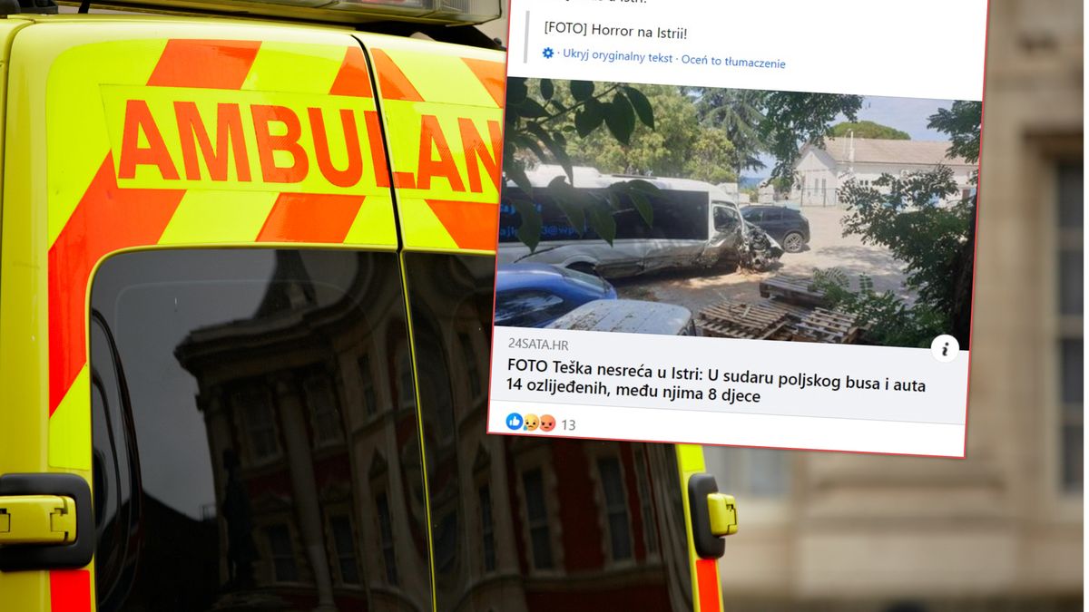 Wypadek Polaków w Chorwacji.