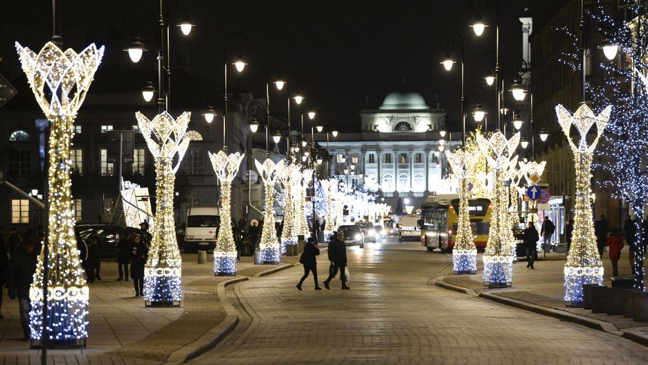 Warszawa. W tym roku dekoracja świąteczna będzie skromniejsza