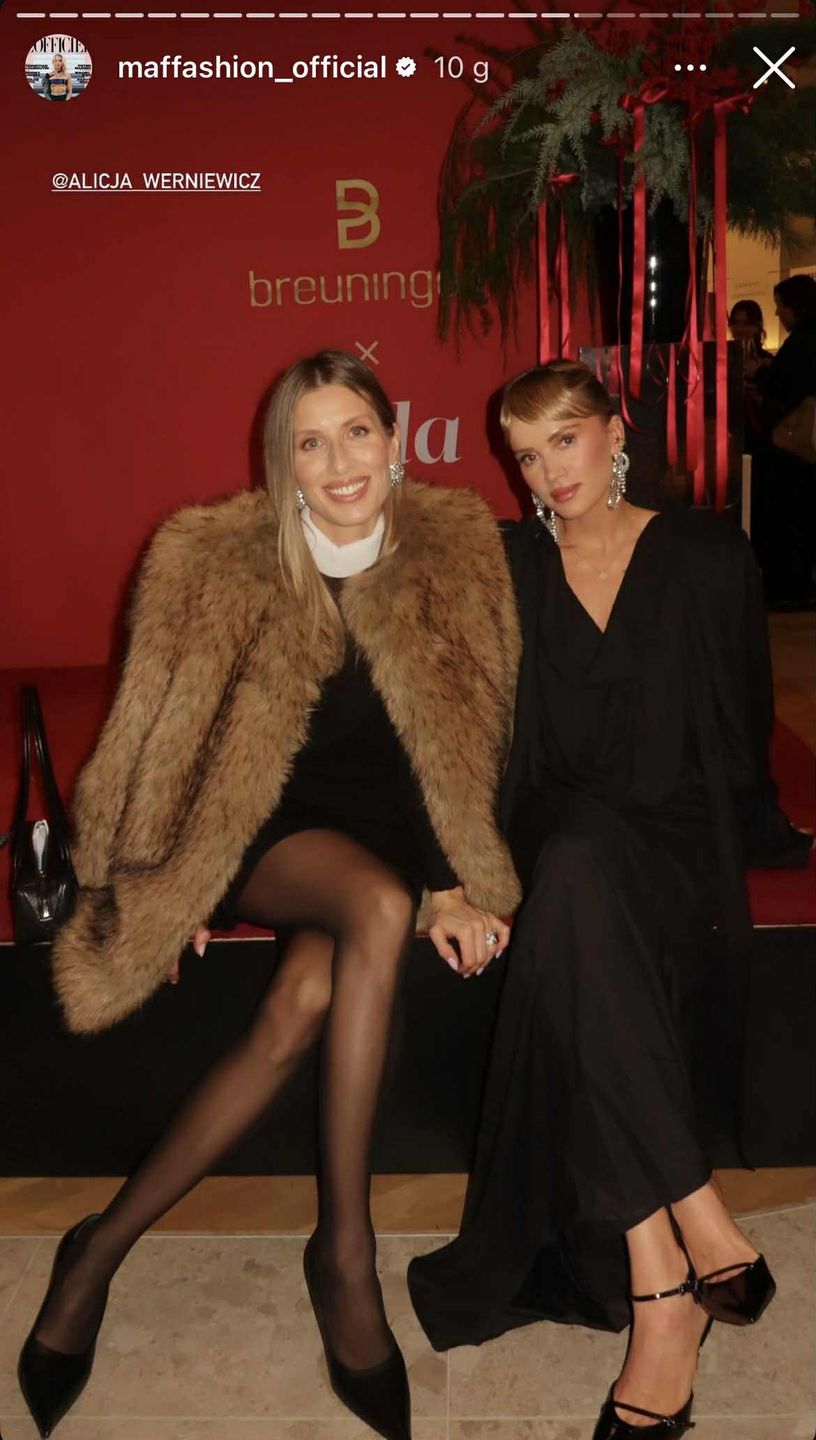 Maffashion w czarnym total looku 