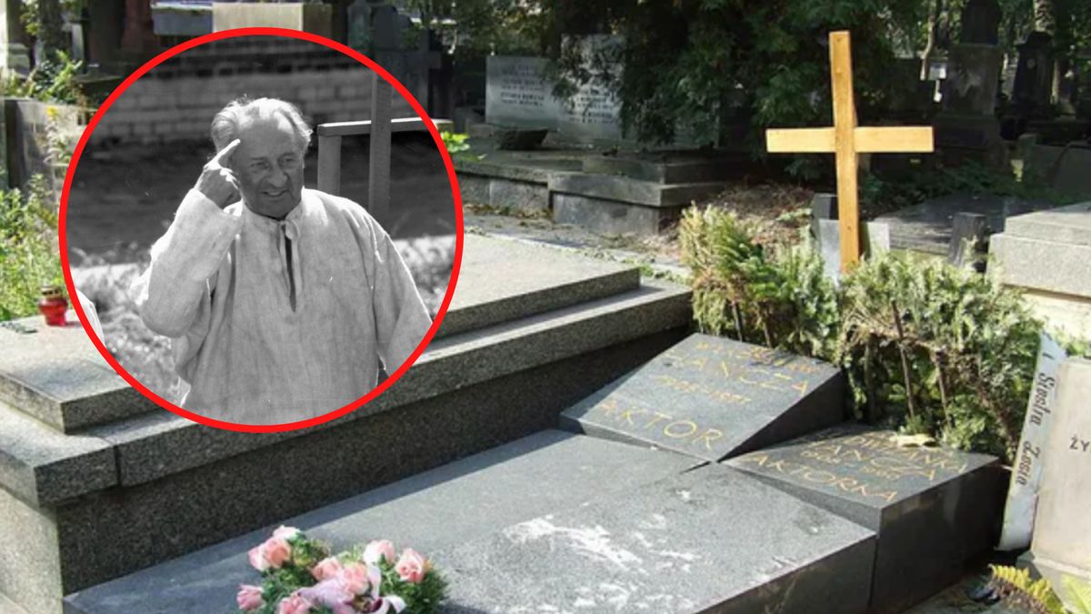 Grób aktora na Starych Powązkach