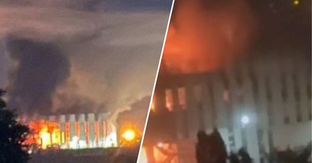 Nocny atak Ukraińców. Uniwersytet stanął w ogniu