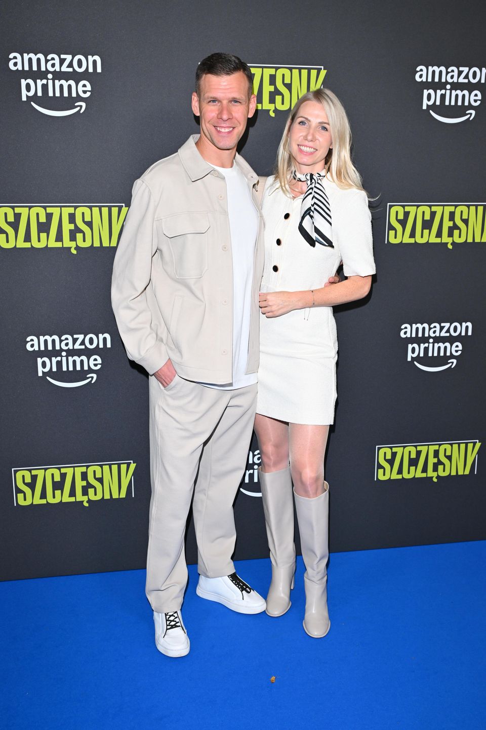 Jan Szczęsny z żoną