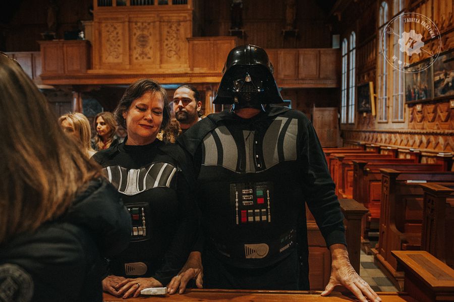 Dawno, dawno temu w odległej galaktyce... odbył się ślub - zdjęcia z ceremonii w klimacie Star Wars 23