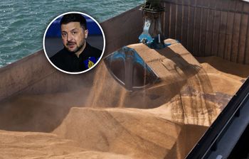 Rosja sprzedaje skradzione zboże. Stanowcza reakcja Zełenskiego