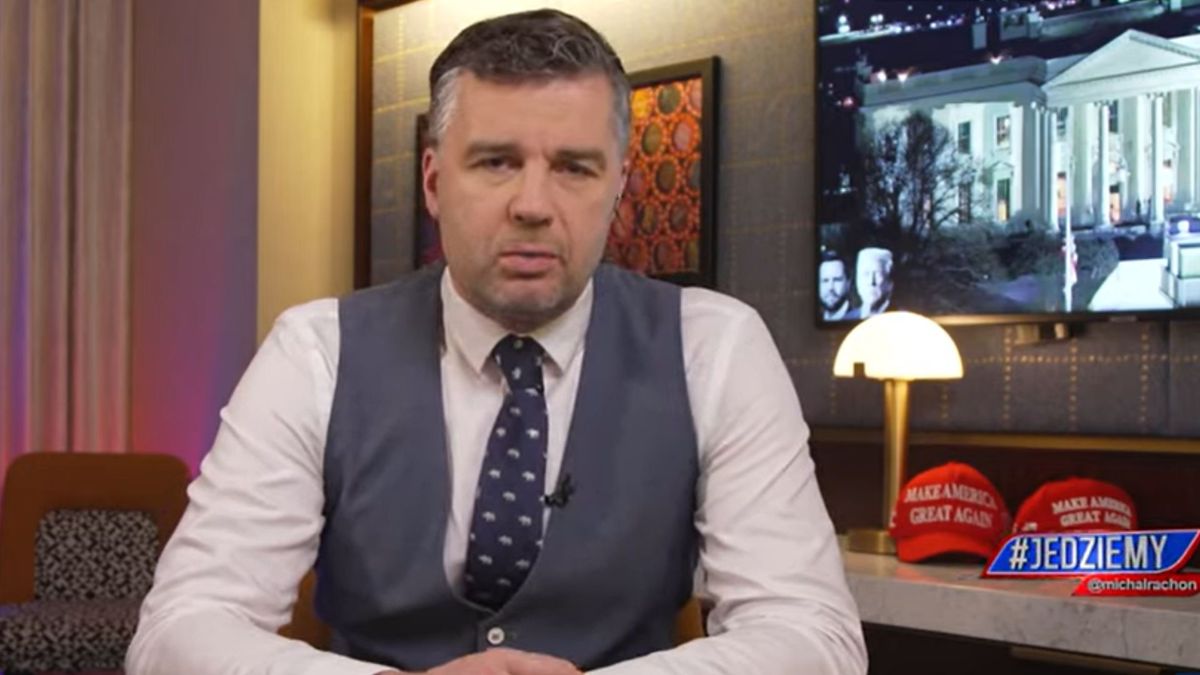 Michał Rachoń ma powody do radości 