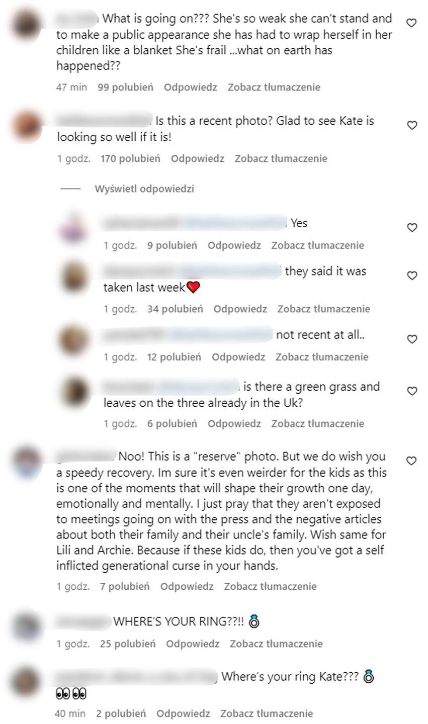 Internauci komentują nowe zdjęcie księżnej Kate