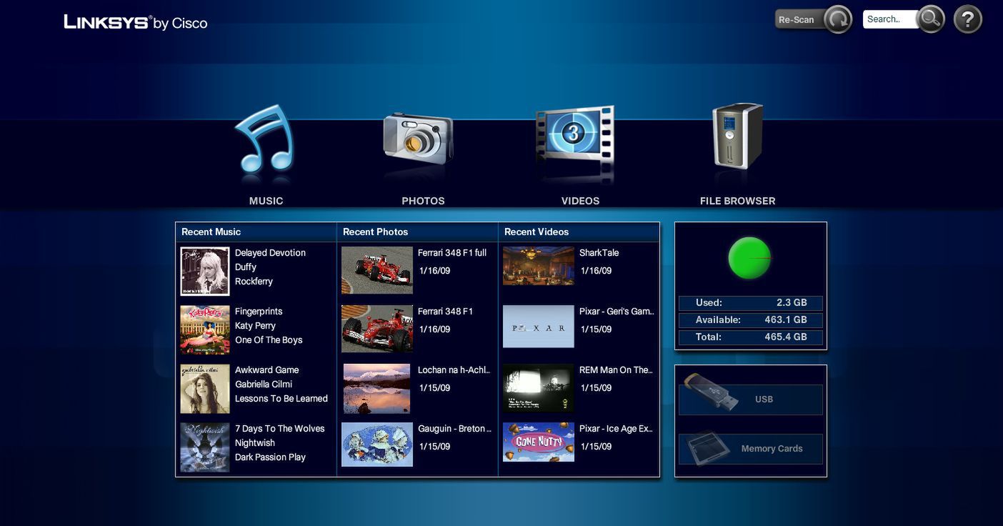 Media Hub marki Linksys 2