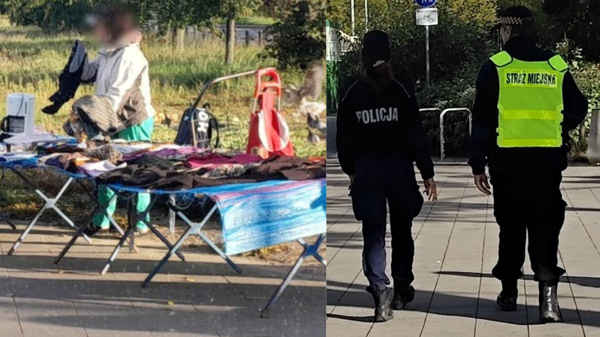 Nielegalny handel w Gdańsku. Straż miejska działa