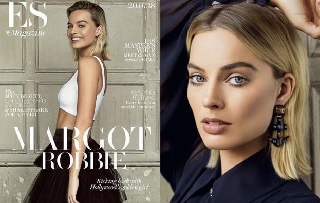 Hollywoodzki uśmiech Margot Robbie na nowej okładce