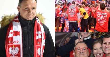 Andrzej Duda o Wielkiej Orkiestrze: "Wspieraliśmy czynnie wrzucając do puszki"