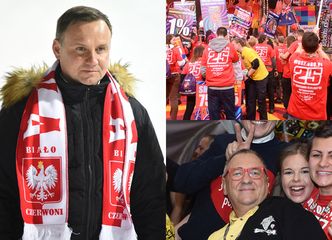 Andrzej Duda o Wielkiej Orkiestrze: "Wspieraliśmy czynnie wrzucając do puszki"