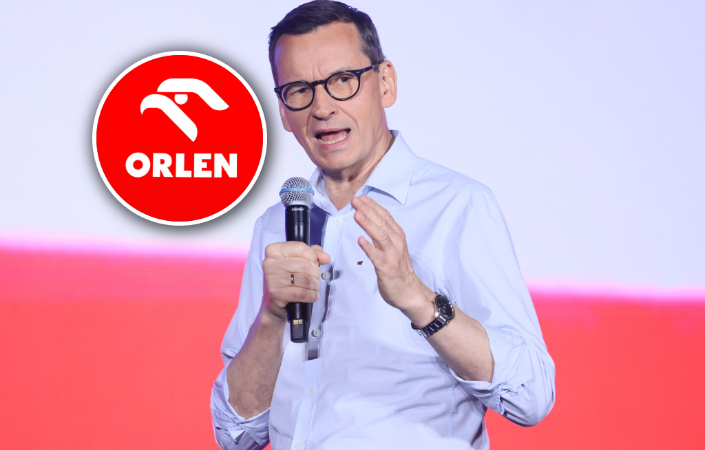 "Chcę powiedzieć o wielkim skandalu". Morawiecki uderza w Orlen