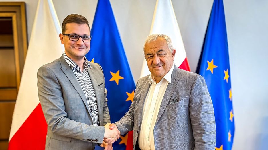 Michał Sztybel (z lewej) i Wojciech Mojzesowicz