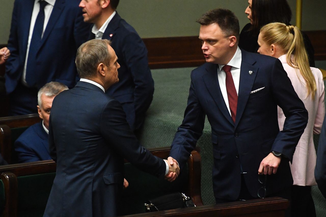 Donald Tusk zdecyduje z kim z PO zmierzy się m.in. Szymon Hołownia