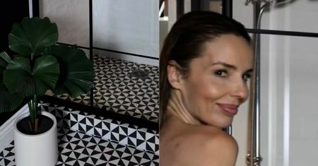 Odziana jedynie w ręcznik Agnieszka Włodarczyk prezentuje metamorfozę łazienki (FOTO)