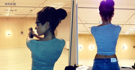Natalia Siwiec strzela z pistoletu!