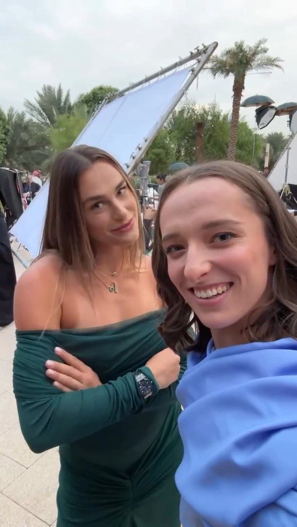 Aryna Sabalenka i Iga Świątek
