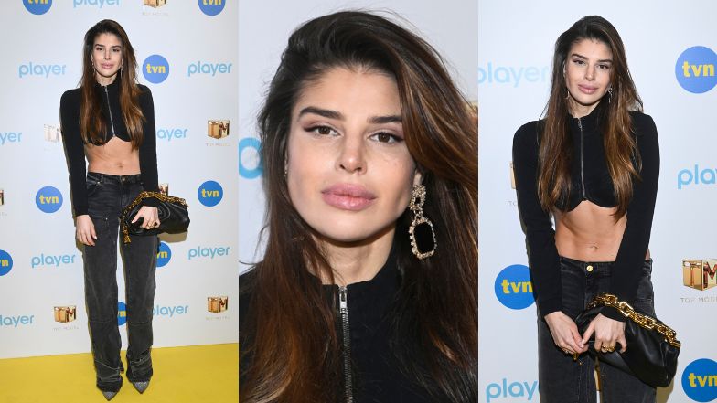 Finał "Top Model". Anna Markowska odsłania brzuch na ściance (ZDJĘCIA)