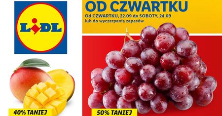 Lidl najnowsza gazetka od czwartku 22 września. Promocje w Lidlu 22.09-24.09