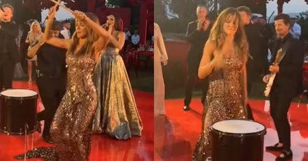 Anna Lewandowska ROBI SHOW na urodzinach miliardera Pawła! Tańczyła wokół bębna...