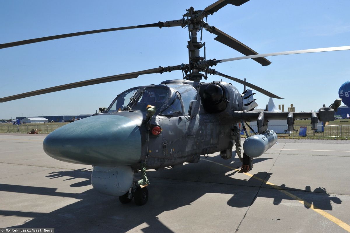 Na zdjęciu: Ka-52 "Aligator". Taki rosyjski samolot bojowy za 16 mln dolarów zestrzelili Ukraińcy