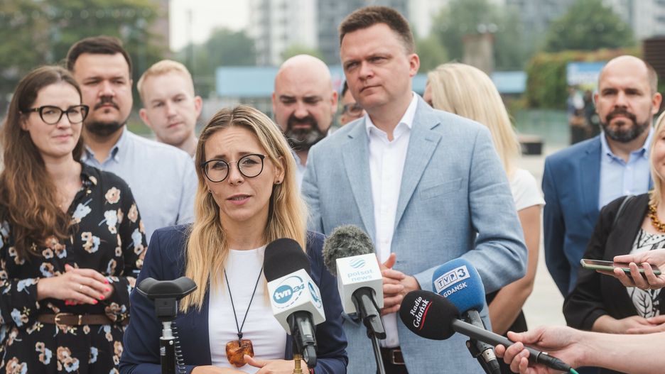 Agnieszka Buczyńska i Szymon Hołownia (Polska 2050, Trzecia Droga)