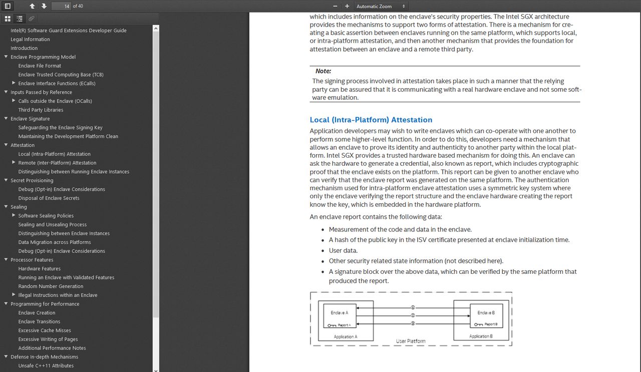 Intel SGX Developer Guide