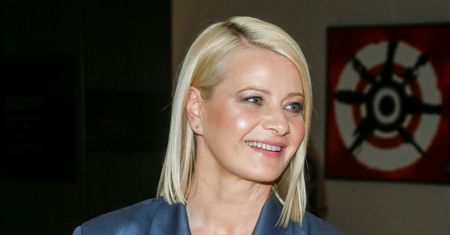 Małgorzata Kożuchowska w bikini. Pluska się w basenie