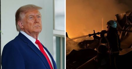 Działo się w nocy. Atak na Kijów i incydent przed wizytą Trumpa