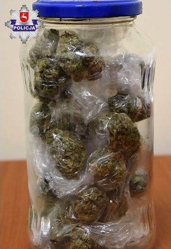 Marihuana w mieszkaniu 21-latka | fot. KPP Tomaszów Lubelski