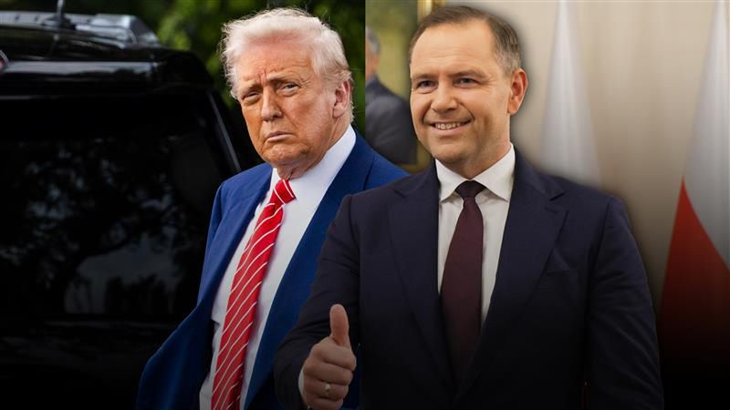 Donald Trump nie krył zadowolenia z wygranej Karola Nawrockiego