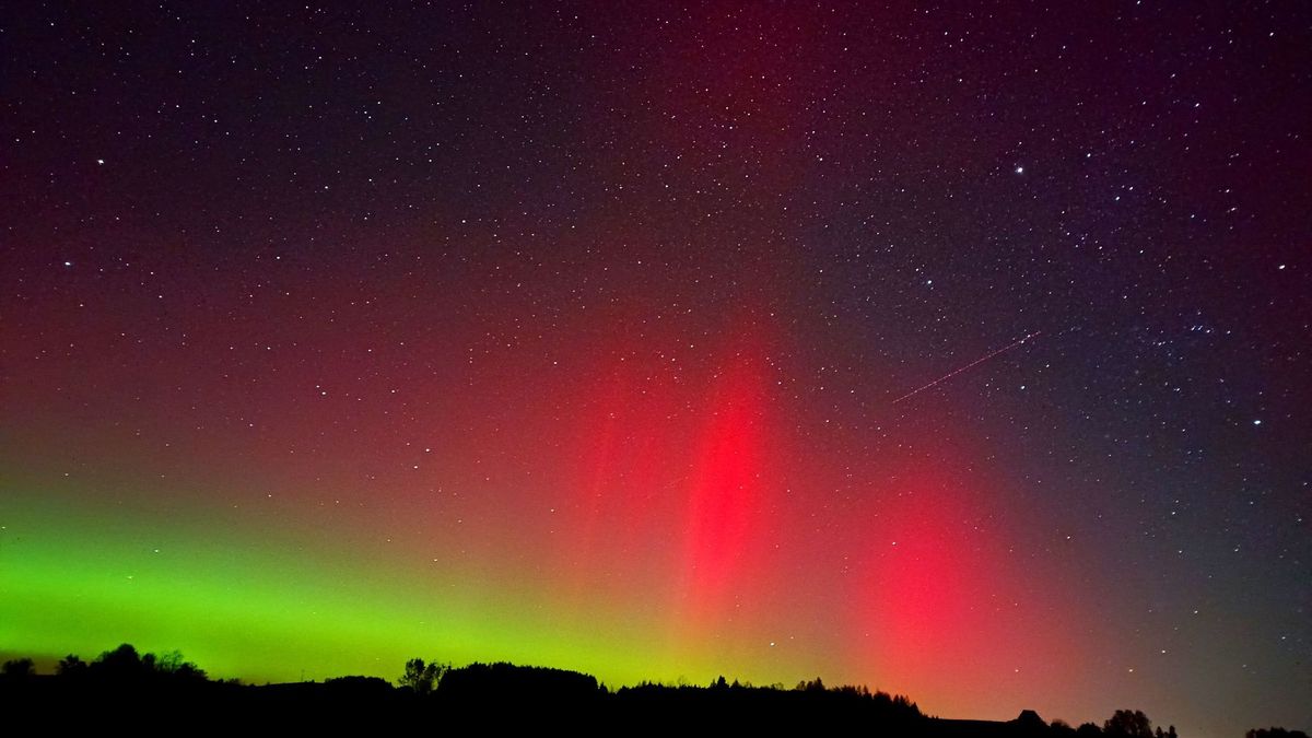 Zorza polarna nad Polską, 18.10.2025