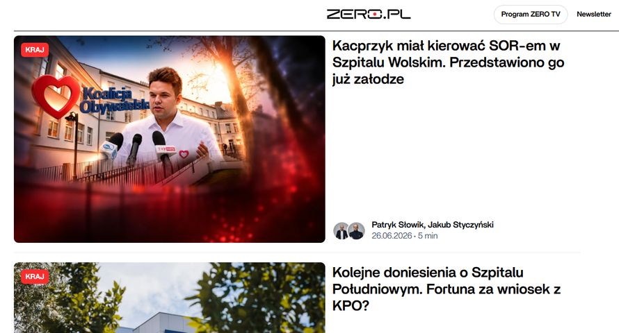 Zero.pl najbardziej opiniotwórczym medium czerwca. Awans o 16 miejsc