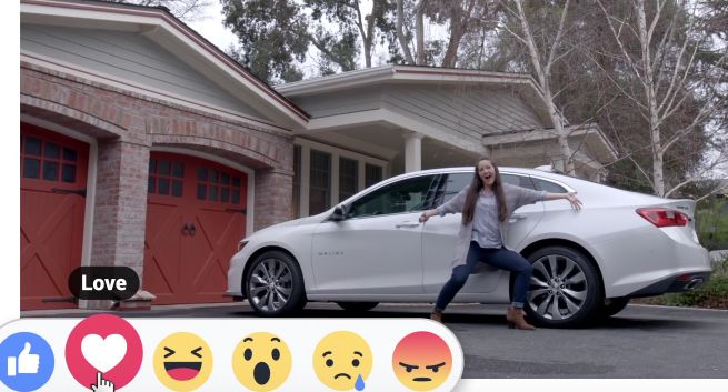Chevrolet pierwszym reklamodawcą wykorzystującym nowe przyciski Facebooka (wideo)