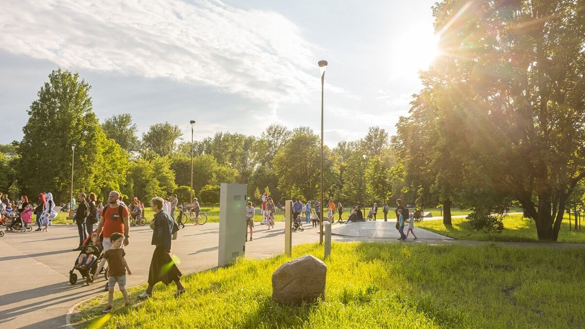 Piknik rodzinny w Parku Ludowym