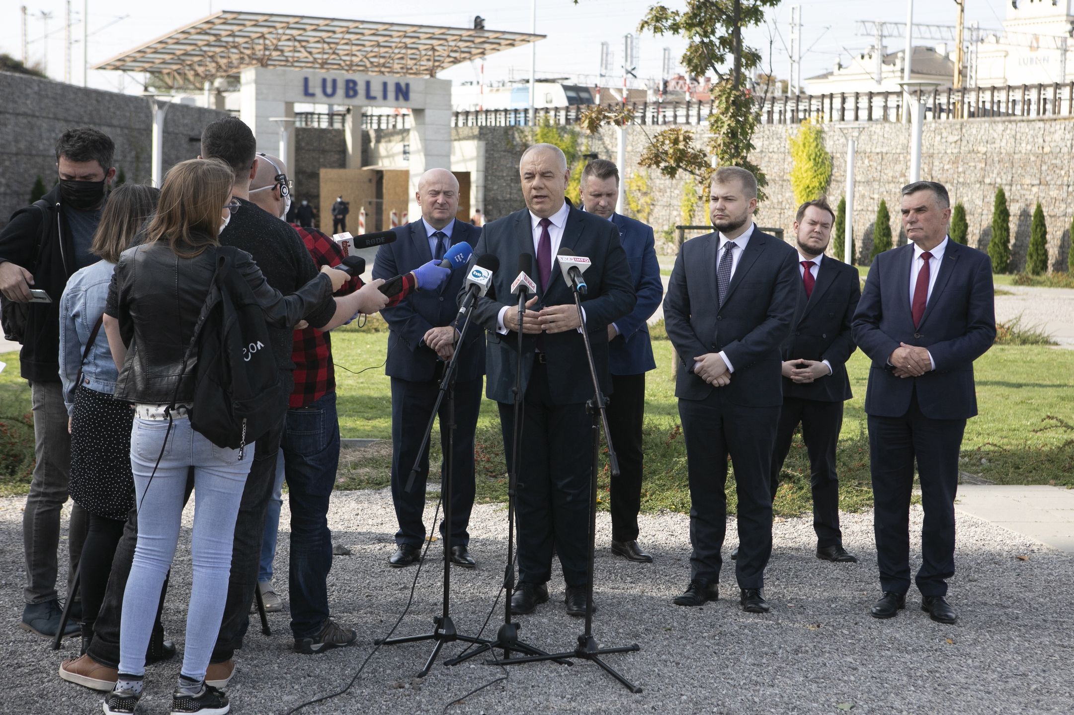 Przemysław Czarnek w sobotę spotkał się z partyjnymi kolegami w Lublinie