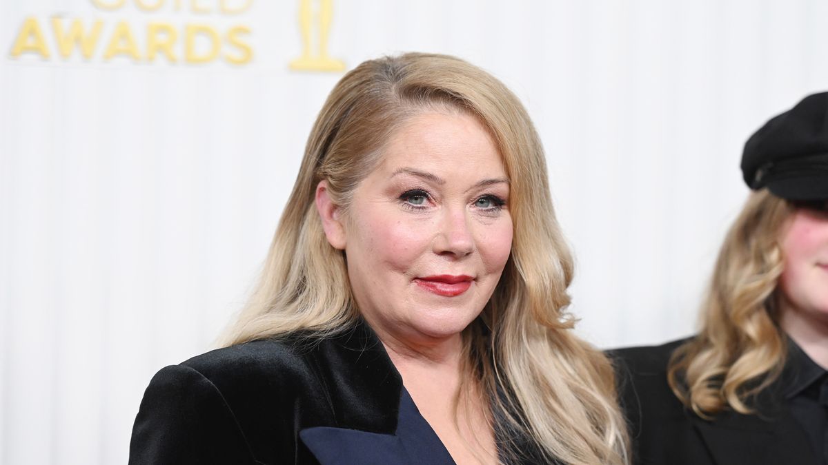 Christina Applegate at the 29th Annual Screen Actors Guild Awards held at the Fairmont Century Plaza on February 26, 2023 in Los Angeles, California. (Photo by Gilbert Flores/Variety via Getty Images)