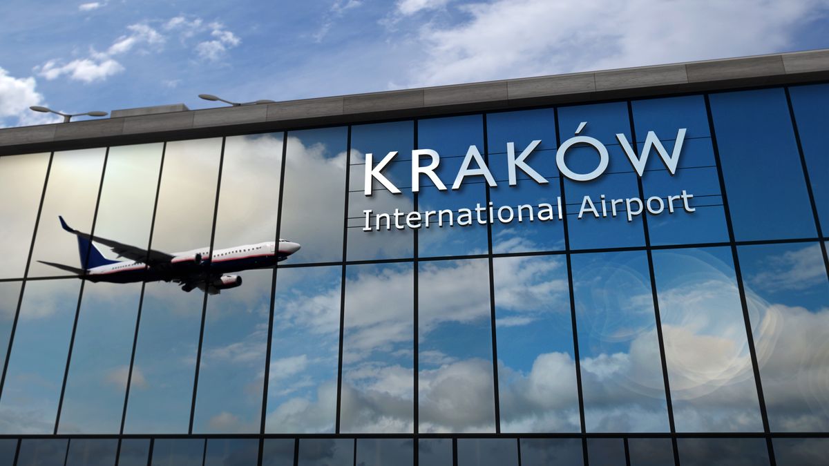 Aircraft landing at Krakow, Cracow, Poland 3D rendering illustration. Arrival in the city with the glass airport terminal and reflection of jet plane. Travel, business, tourism and transport.
Arek
Krakow, Cracow, airport, plane, landing, airplane, Poland, flying, arrive, travel, tourism, transportation, international, business, transport, trip, day, fly, visit, sky, arrival, city, glass, terminal, building, rendering, reflection, illustration, 3d, krakow, cracow, airport, plane, landing, airplane, poland, flying, arrive, travel, tourism, transportation, international, business, transport, trip, day, fly, visit, sky, arrival, city, glass, terminal, building, rendering, reflection, illustration, 3d